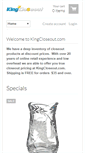 Mobile Screenshot of kingcloseout.com
